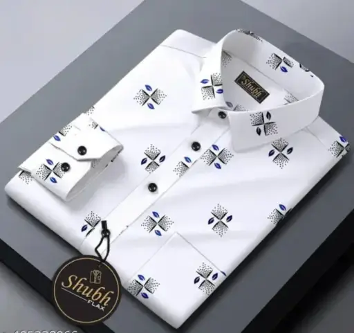 White Printed Comfy Shirt